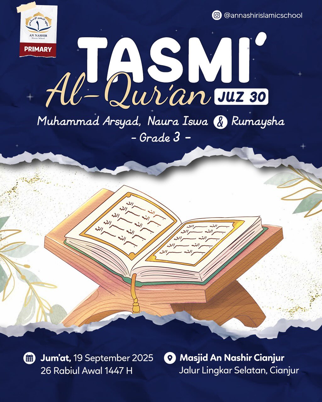 Photo by AN NASHIR ISLAMIC SCHOOL on September 24, 2025.